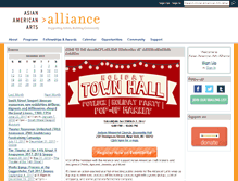 Tablet Screenshot of aaartsalliance.org